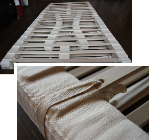 床置き用の裏面加工