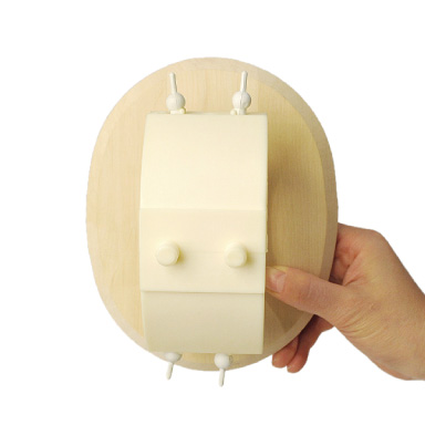 ピンの挿し方で変わる固さ