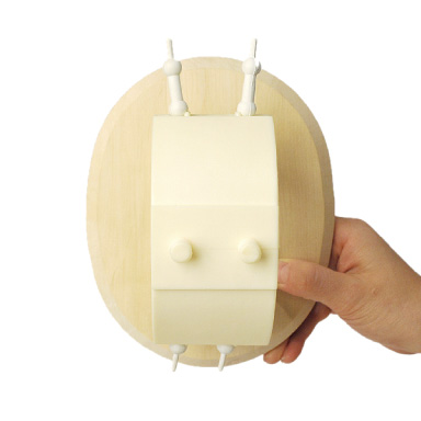 ピンの挿し方で変わる固さ